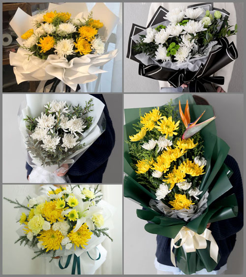 山西忻州五台县茹村乡滑石片村白事花束代送